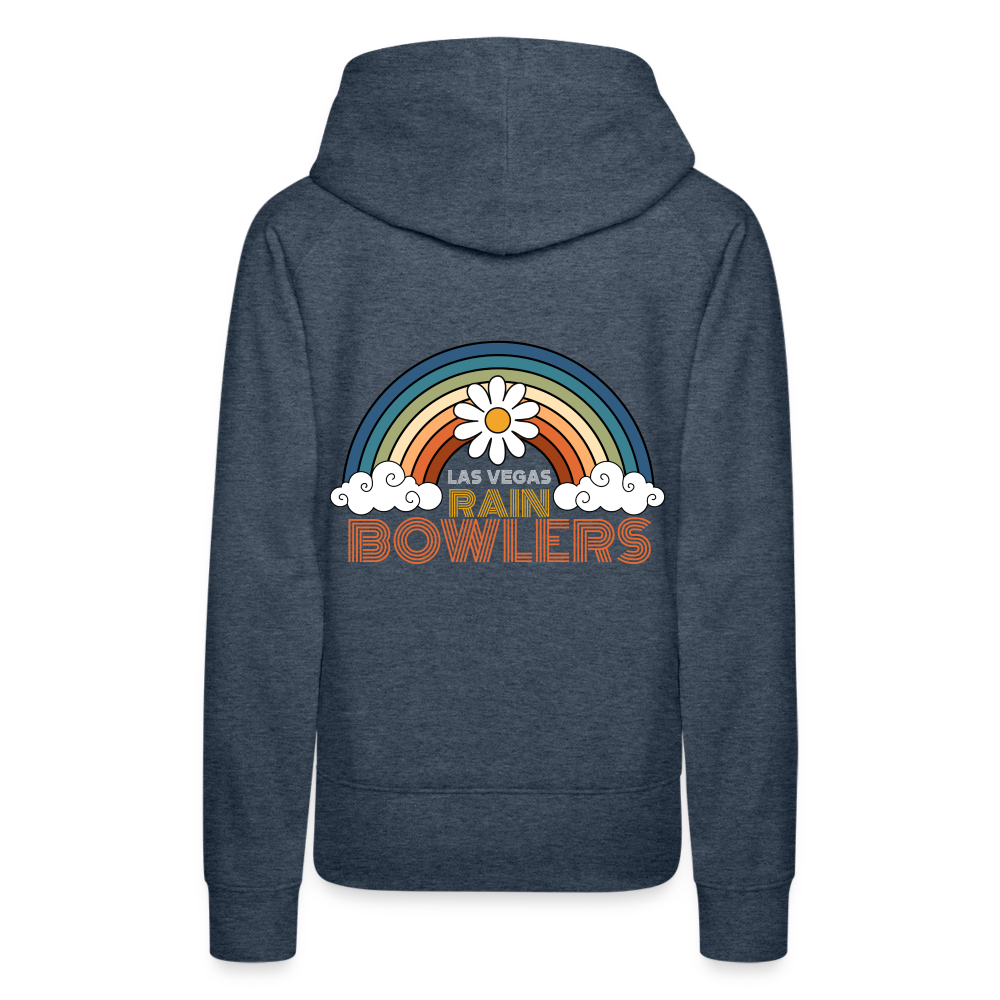CUSTOM for Rainbowlers Club Women’s Premium Hoodie - heather denim