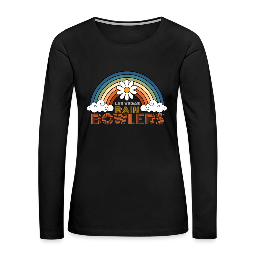 CUSTOM for Rainbowlers Club Women's Premium Long Sleeve T-Shirt - black