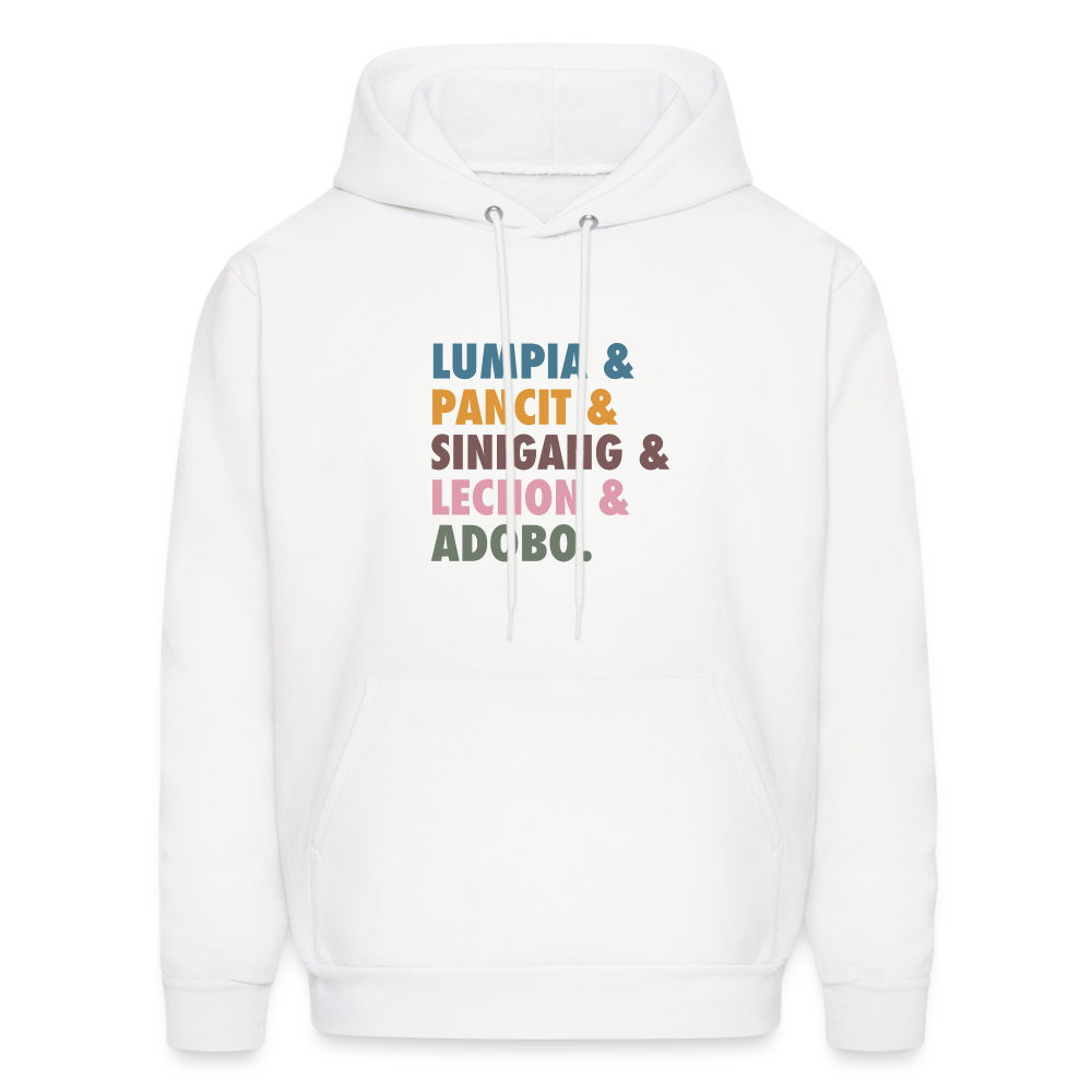 Lumpia & Pancit Men's Hoodie - white