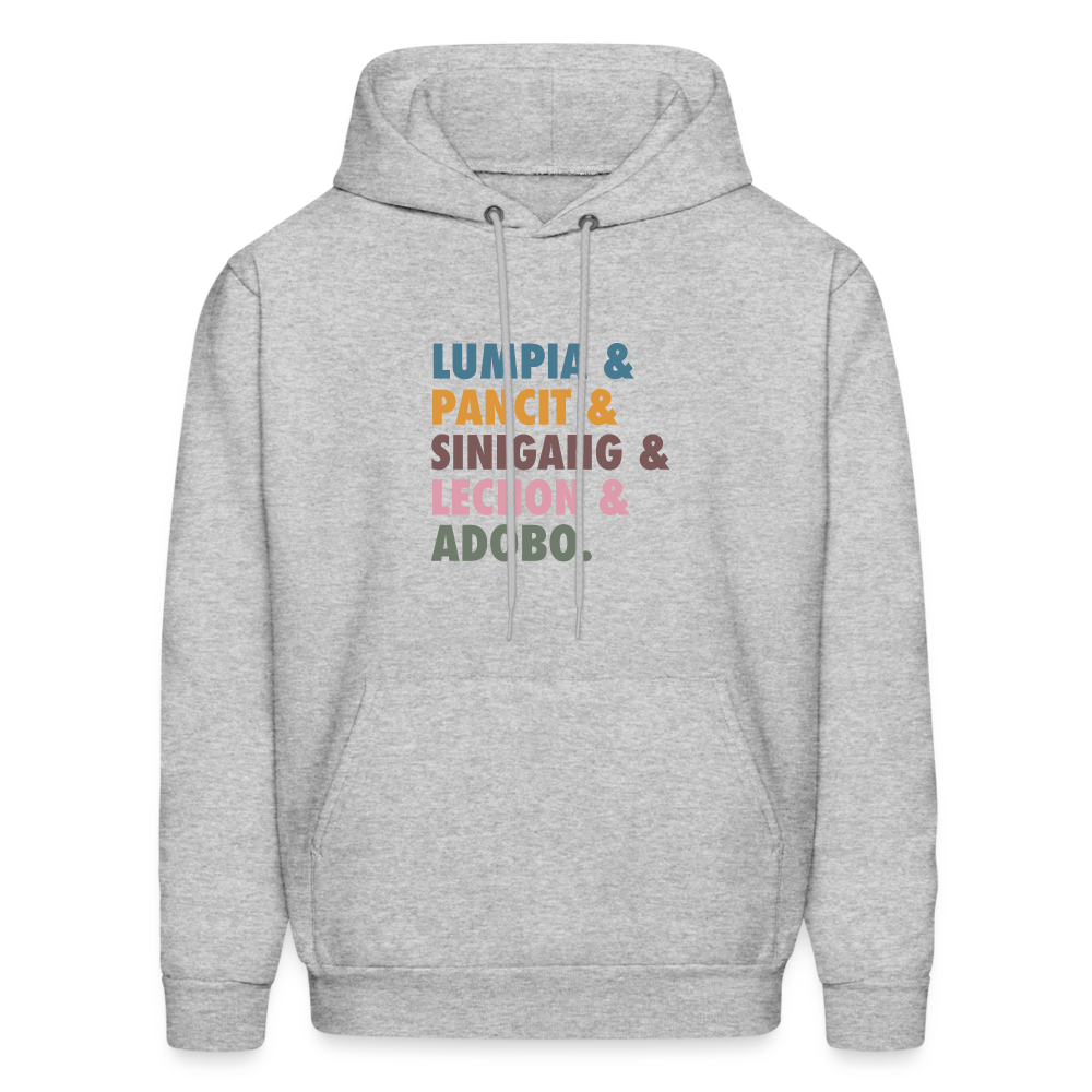 Lumpia & Pancit Men's Hoodie - heather gray
