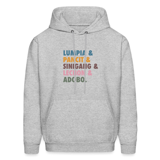 Lumpia & Pancit Men's Hoodie - heather gray