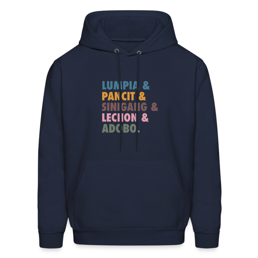 Lumpia & Pancit Men's Hoodie - navy
