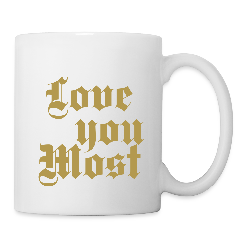 Love You More Coffee/Tea Mug - white