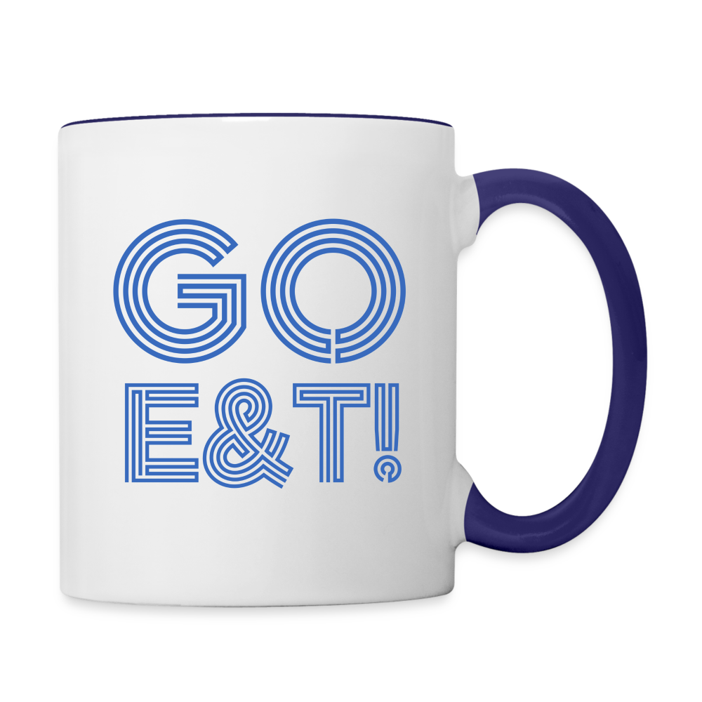 CUSTOM FOR JPMORGAN CHASE Contrast Coffee Mug - white/cobalt blue