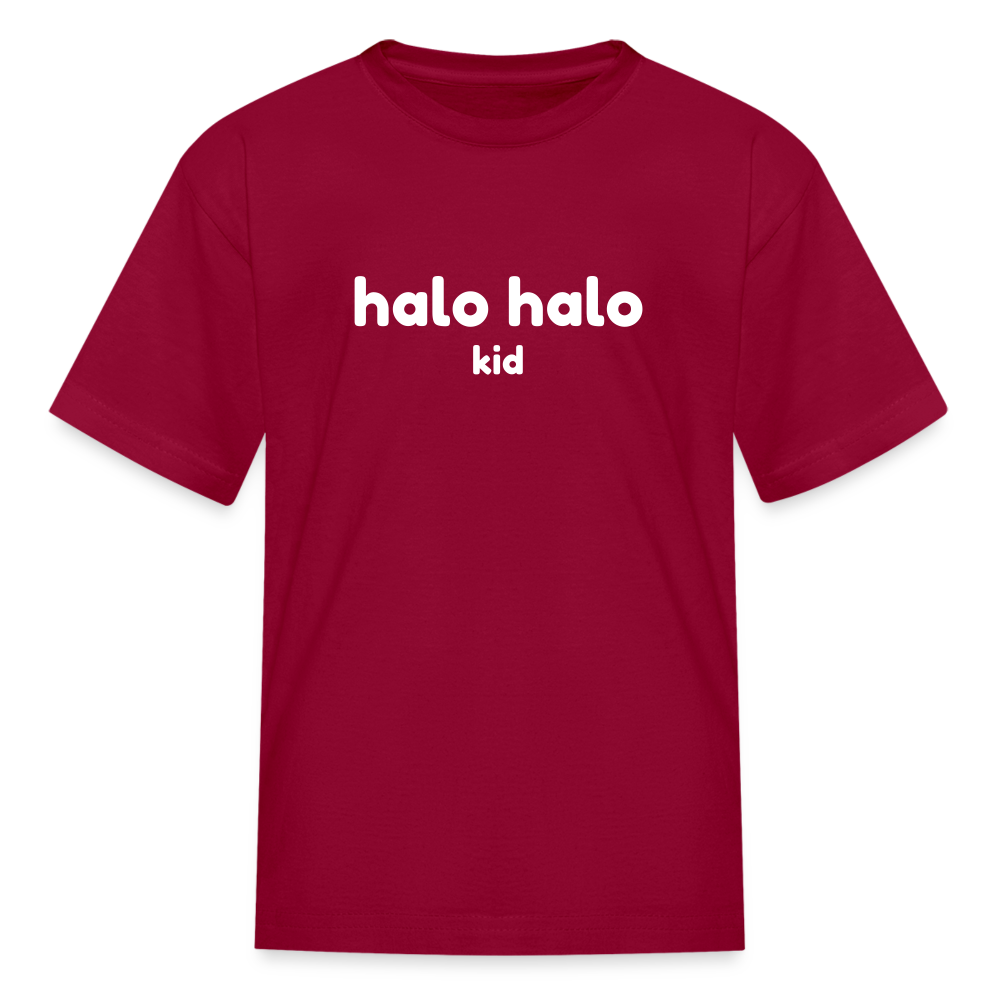 Halo Halo Kid Kids' T-Shirt - dark red