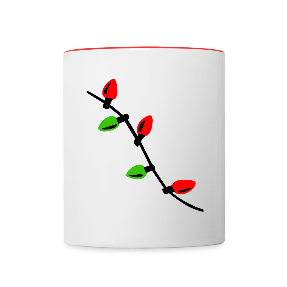 Have Yourself A Merry Little Cocktail Contrast Coffee Mug - white/red