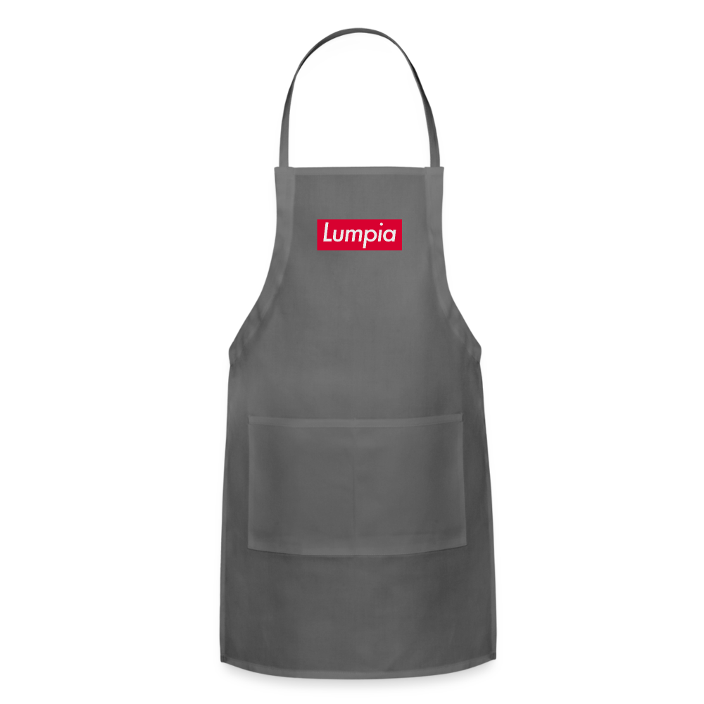 Lumpia Adjustable Apron - charcoal