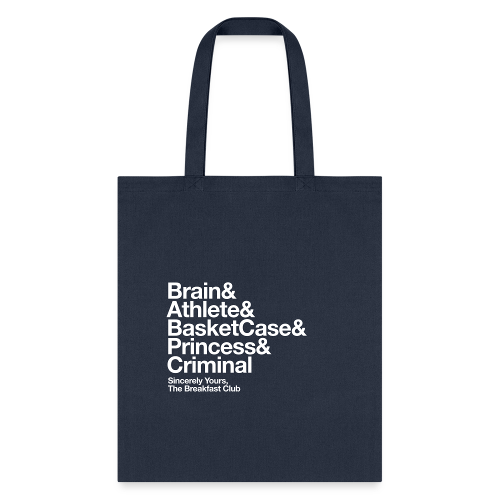 Breakfast Club Tote Bag - navy