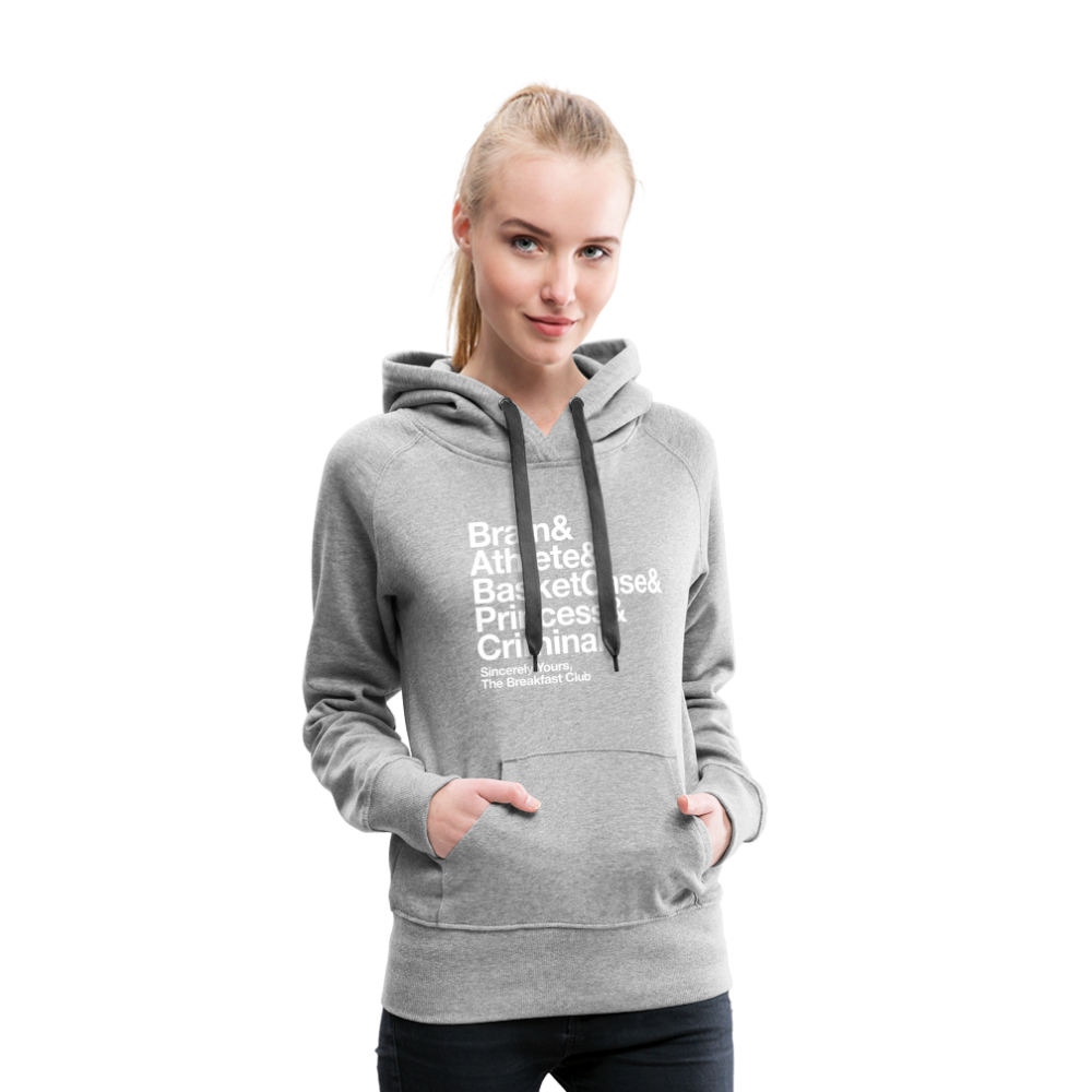 The Breakfast Club Women’s Premium Hoodie - heather grey