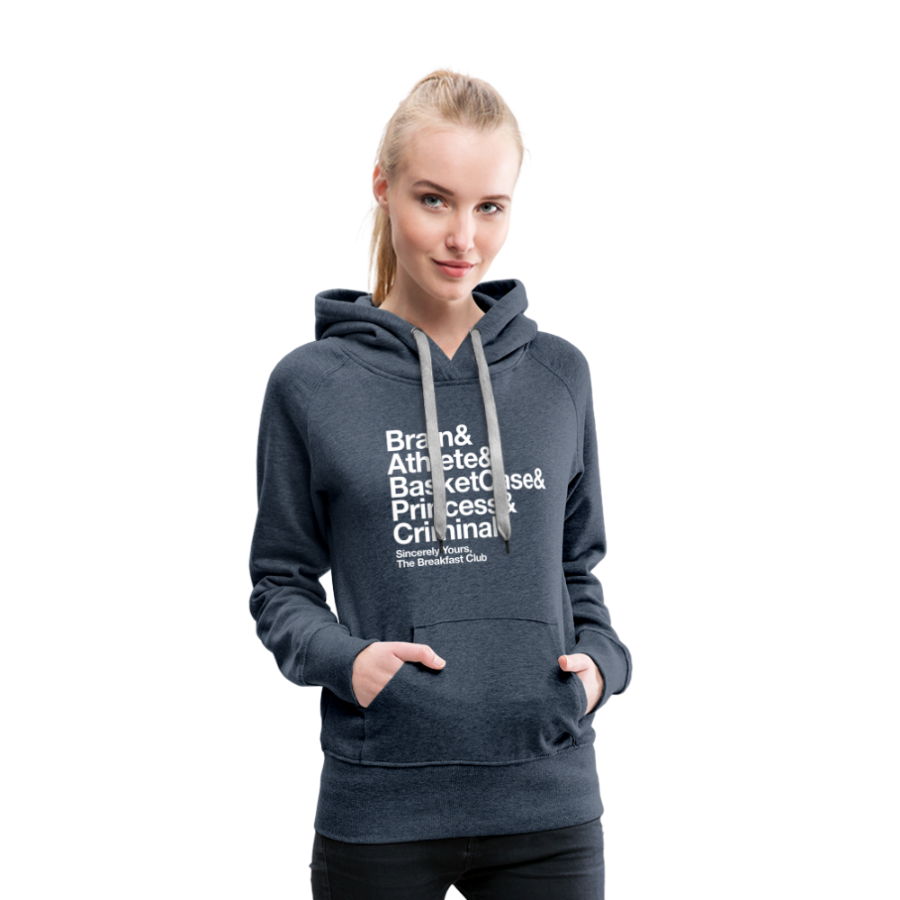 The Breakfast Club Women’s Premium Hoodie - heather denim