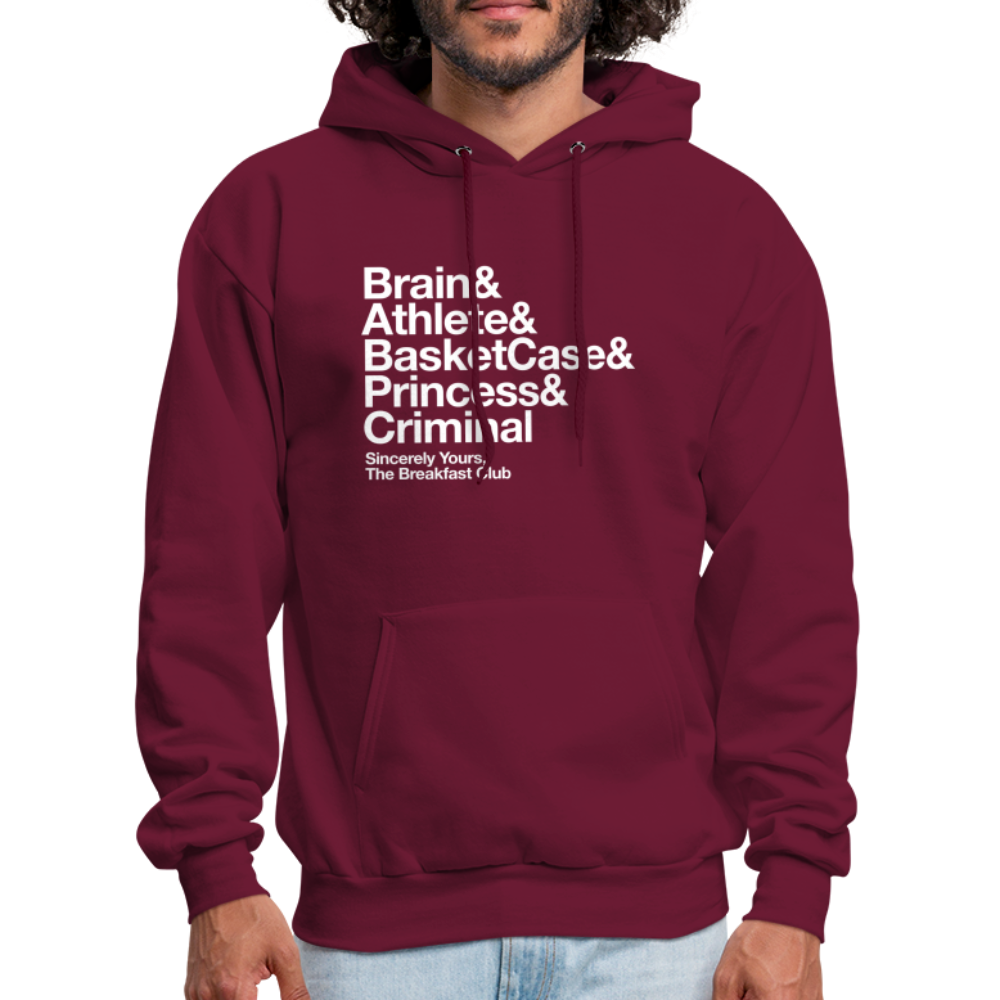 The Breakfast Club Men's Hoodie - burgundy