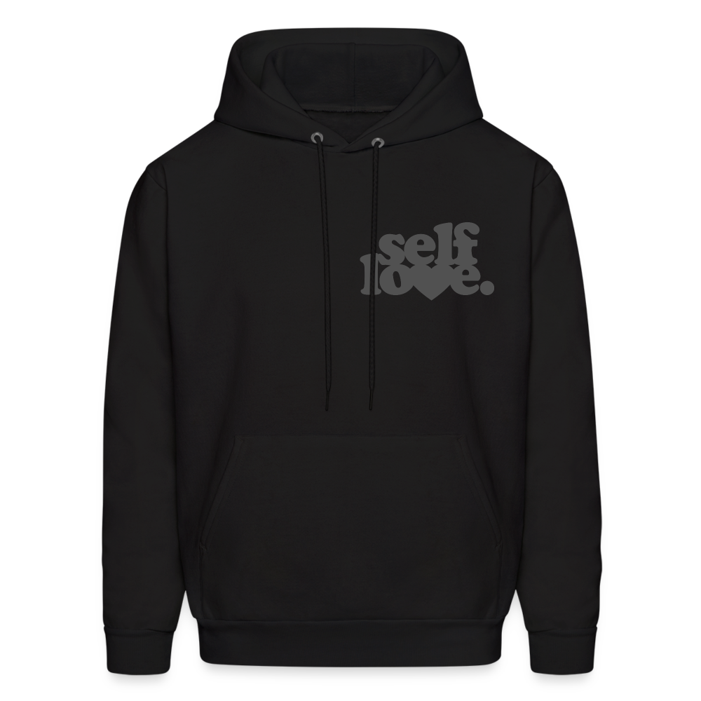 Self Love Men's Hoodie - black