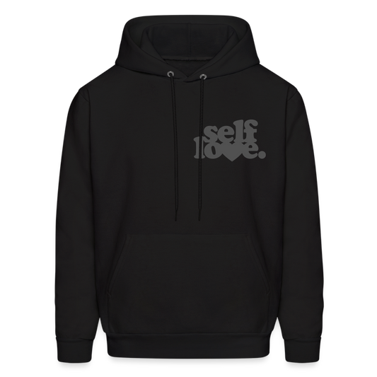Self Love Men's Hoodie - black