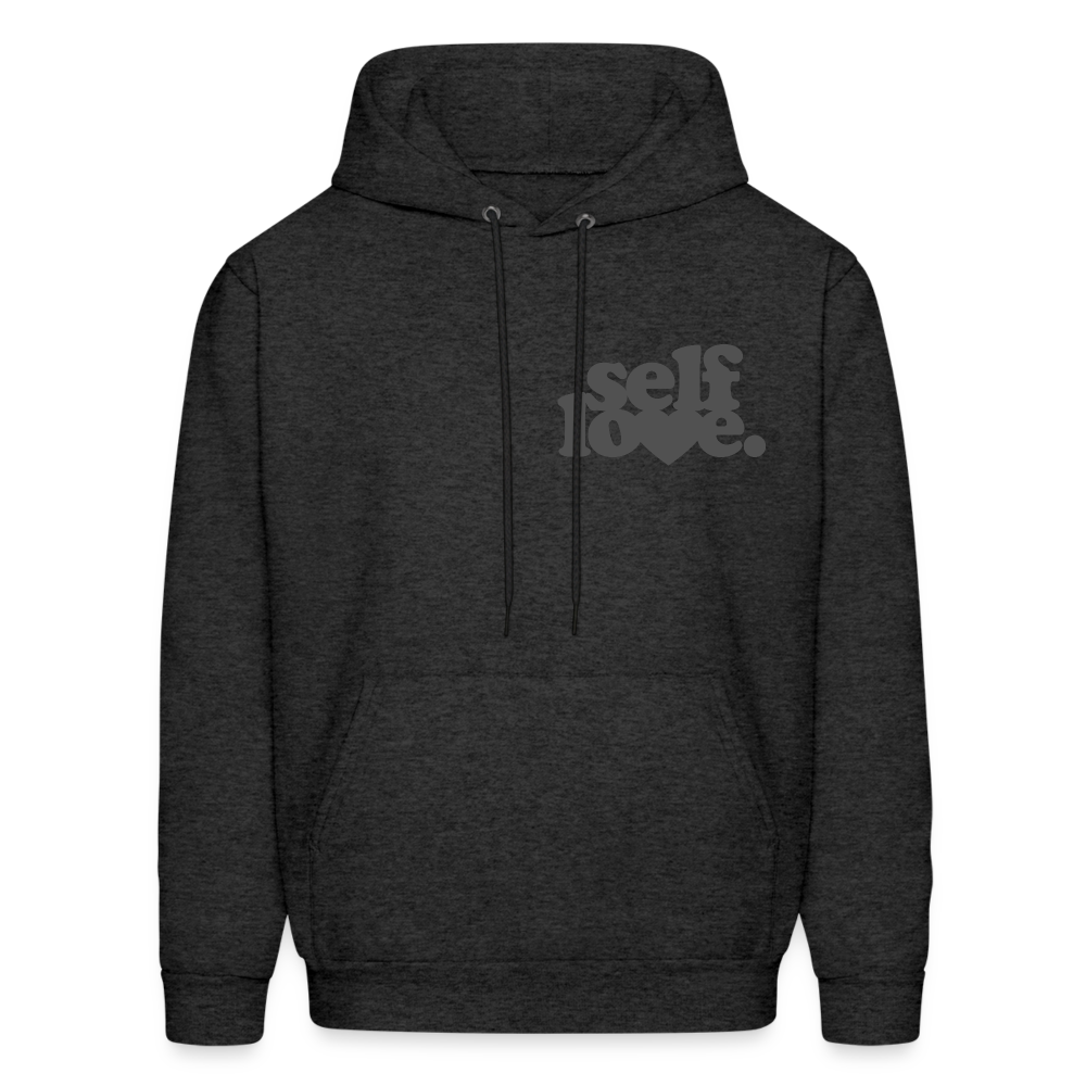 Self Love Men's Hoodie - charcoal grey