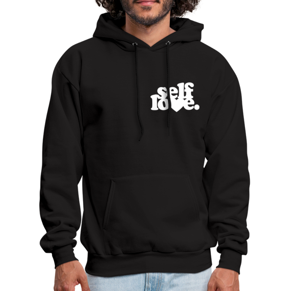 Self Love Men's Hoodie - black
