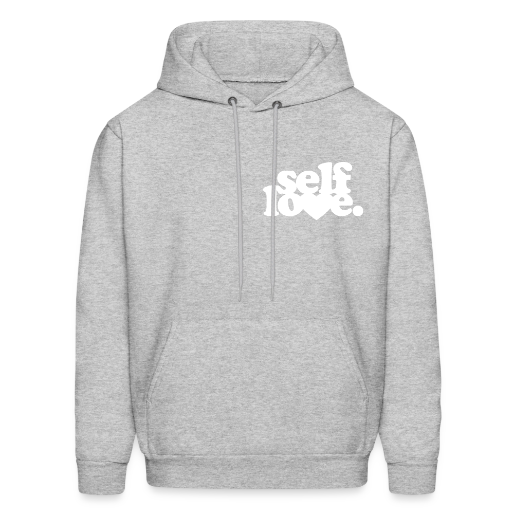 Self Love Men's Hoodie - heather gray