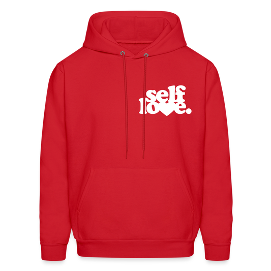 Self Love Men's Hoodie - red