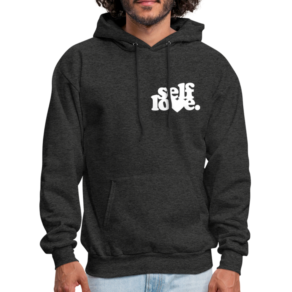 Self Love Men's Hoodie - charcoal grey