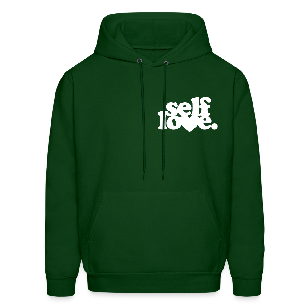 Self Love Men's Hoodie - forest green
