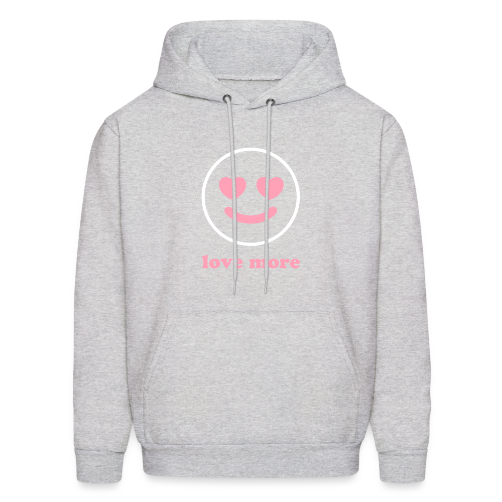 Love More Men's Hoodie - ash