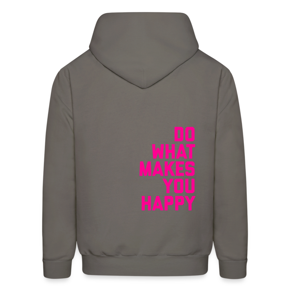 Do What Makes You Happy Men's Hoodie - asphalt gray