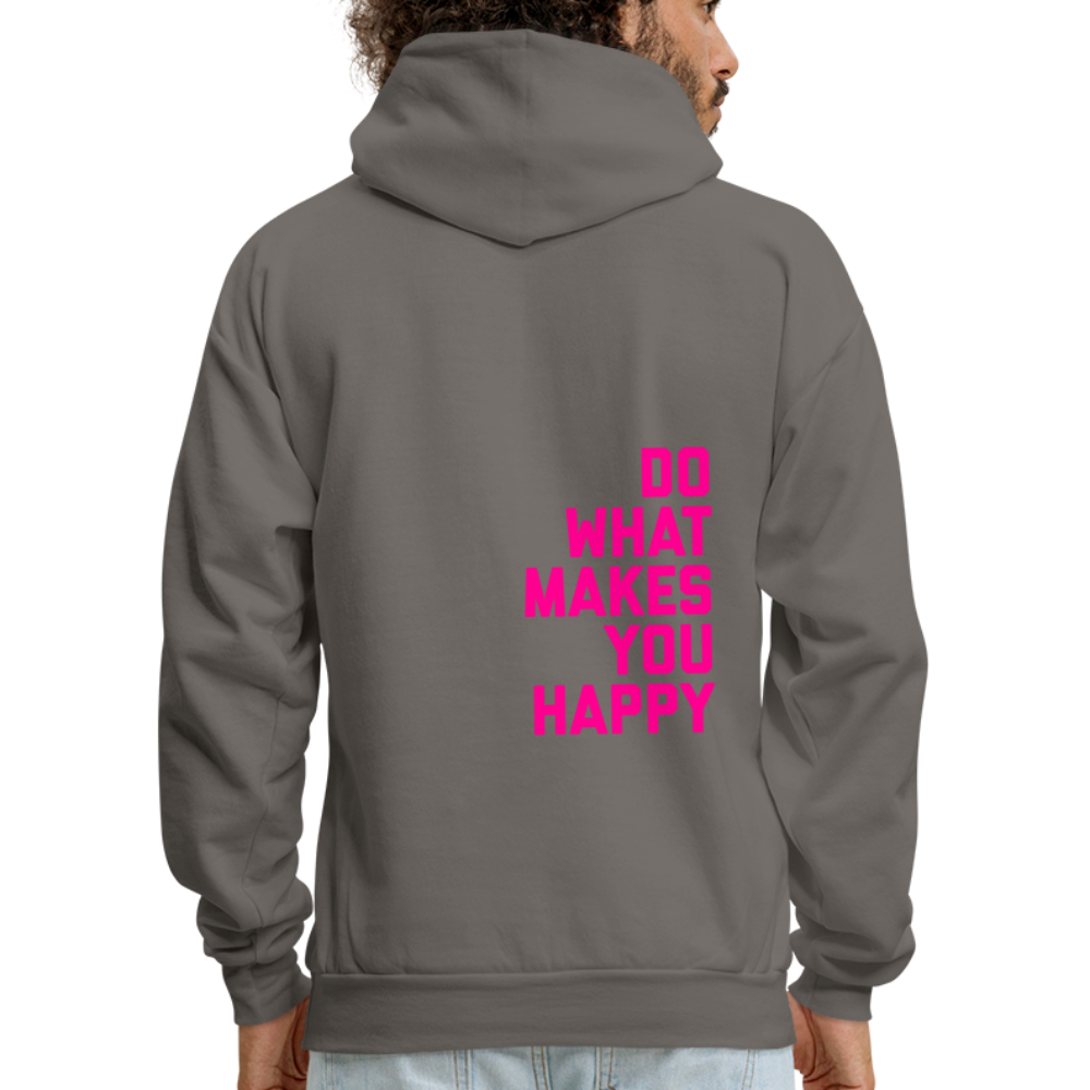 Do What Makes You Happy Men's Hoodie - asphalt gray