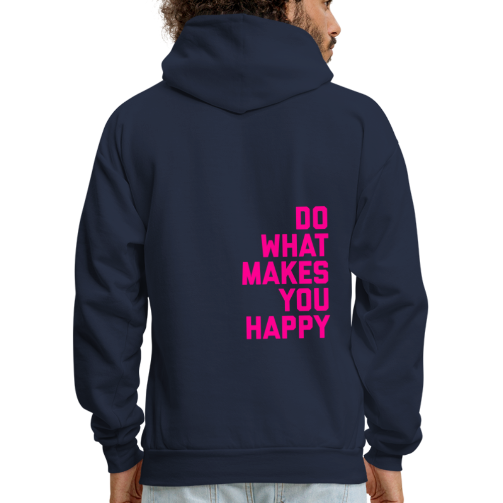 Do What Makes You Happy Men's Hoodie - navy