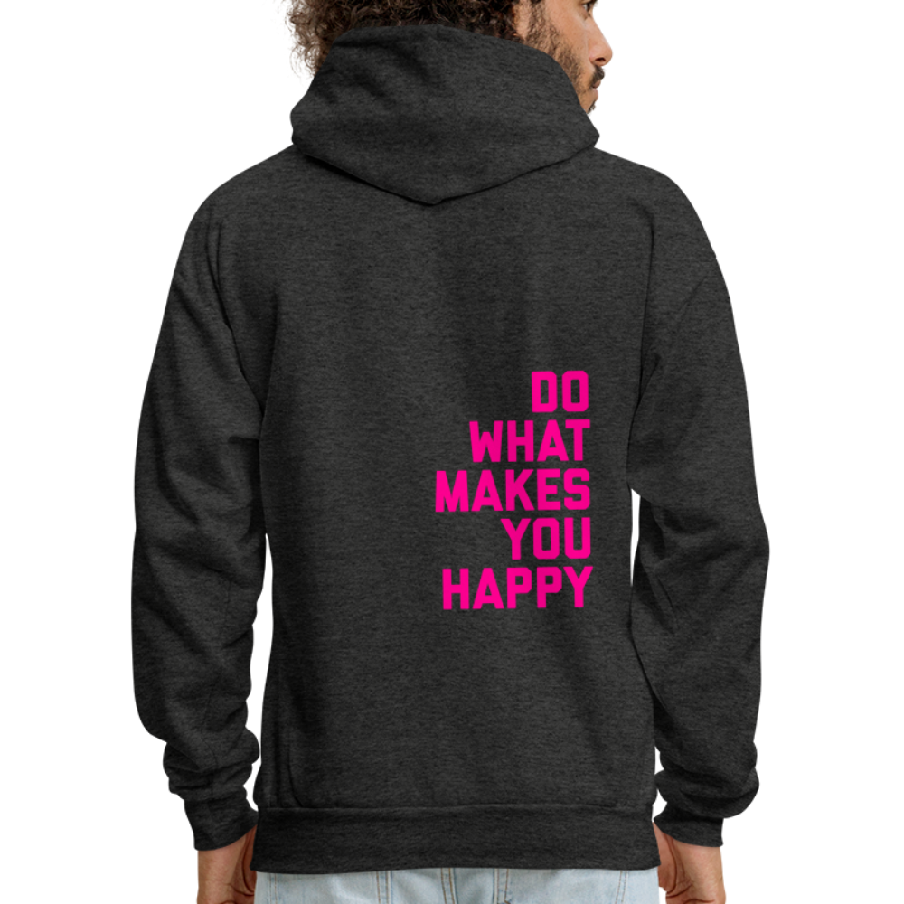 Do What Makes You Happy Men's Hoodie - charcoal grey