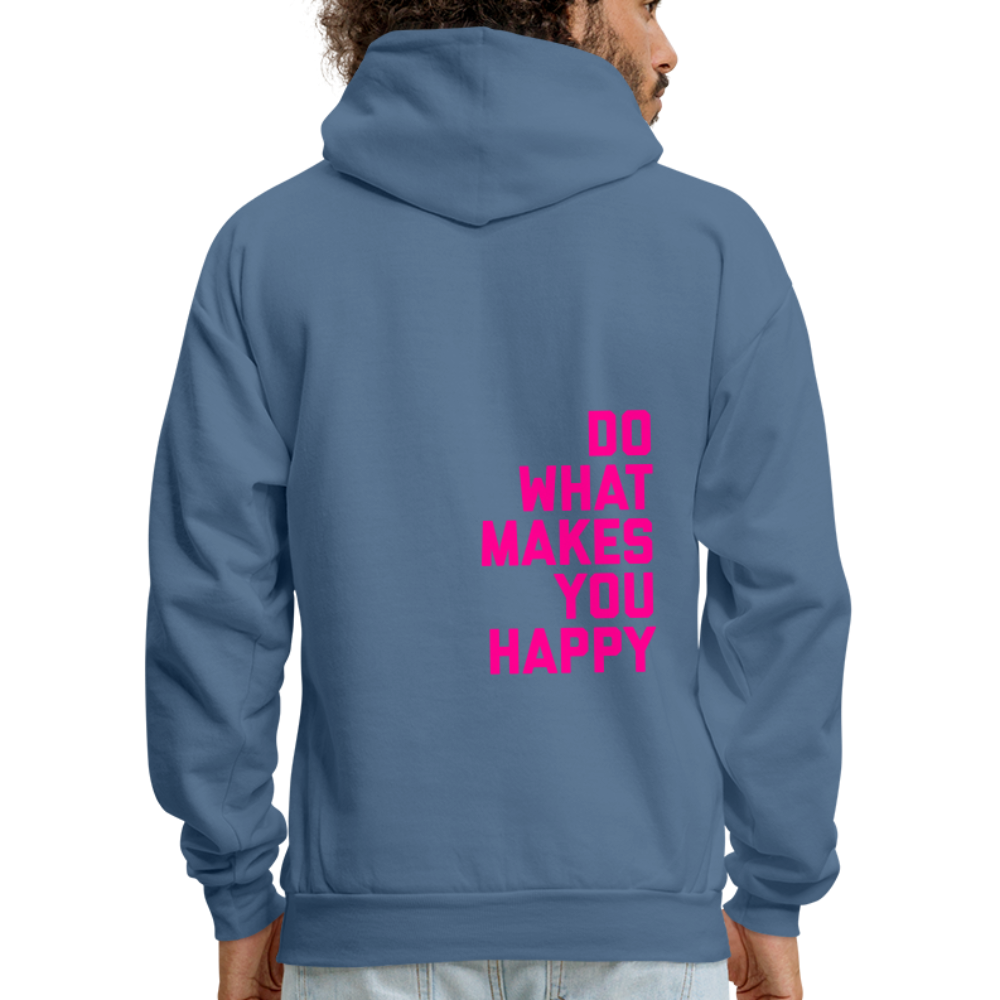 Do What Makes You Happy Men's Hoodie - denim blue