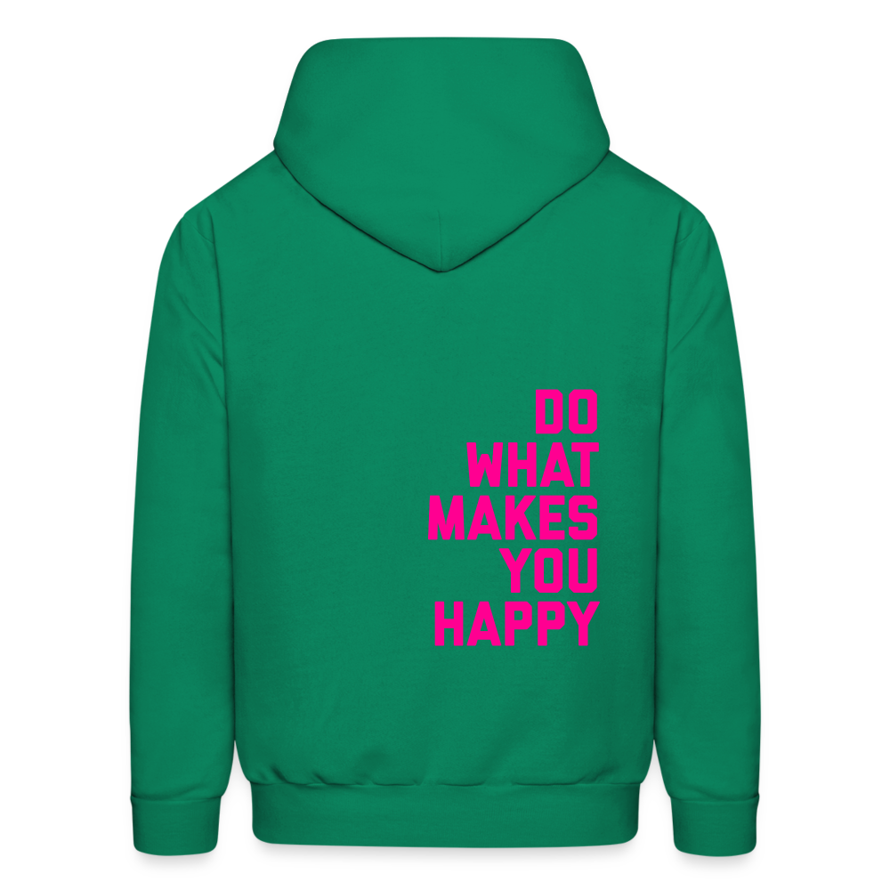 Do What Makes You Happy Men's Hoodie - kelly green