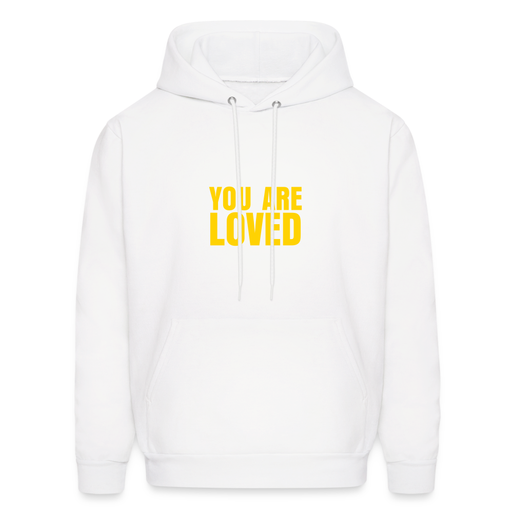 You Are Loved Men's Hoodie - white
