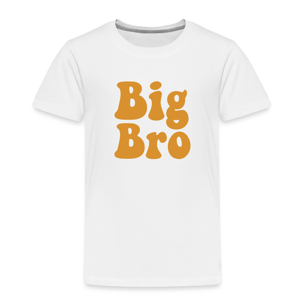 Big Bro Toddler Premium T-Shirt - white