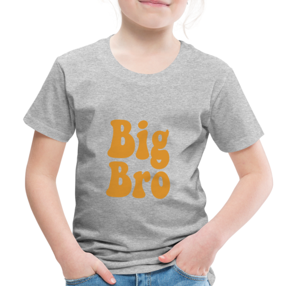 Big Bro Toddler Premium T-Shirt - heather gray