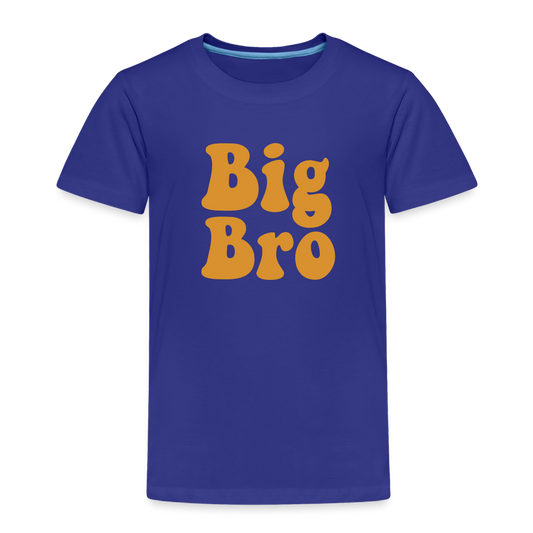 Big Bro Toddler Premium T-Shirt - royal blue