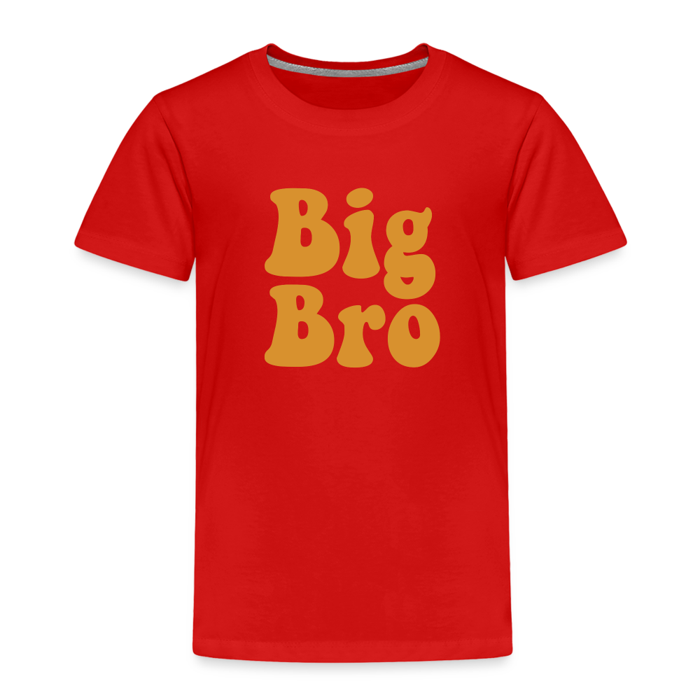 Big Bro Toddler Premium T-Shirt - red