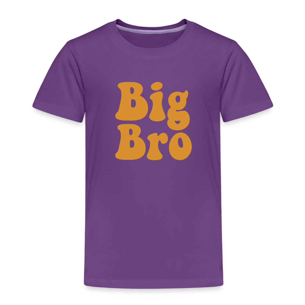 Big Bro Toddler Premium T-Shirt - purple