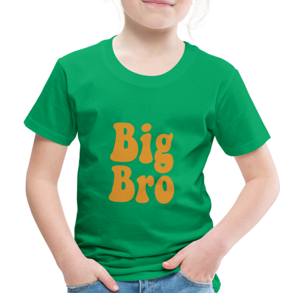 Big Bro Toddler Premium T-Shirt - kelly green