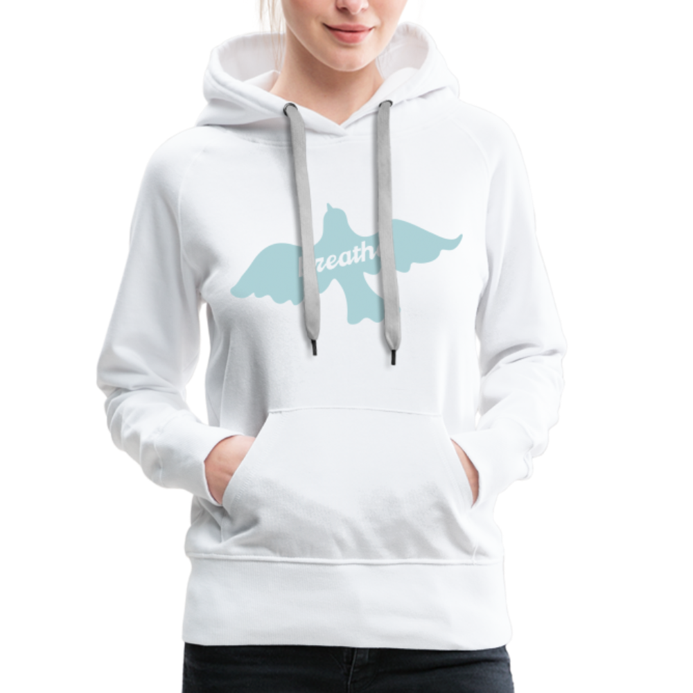 Breathe Bird Men's Hoodie - white