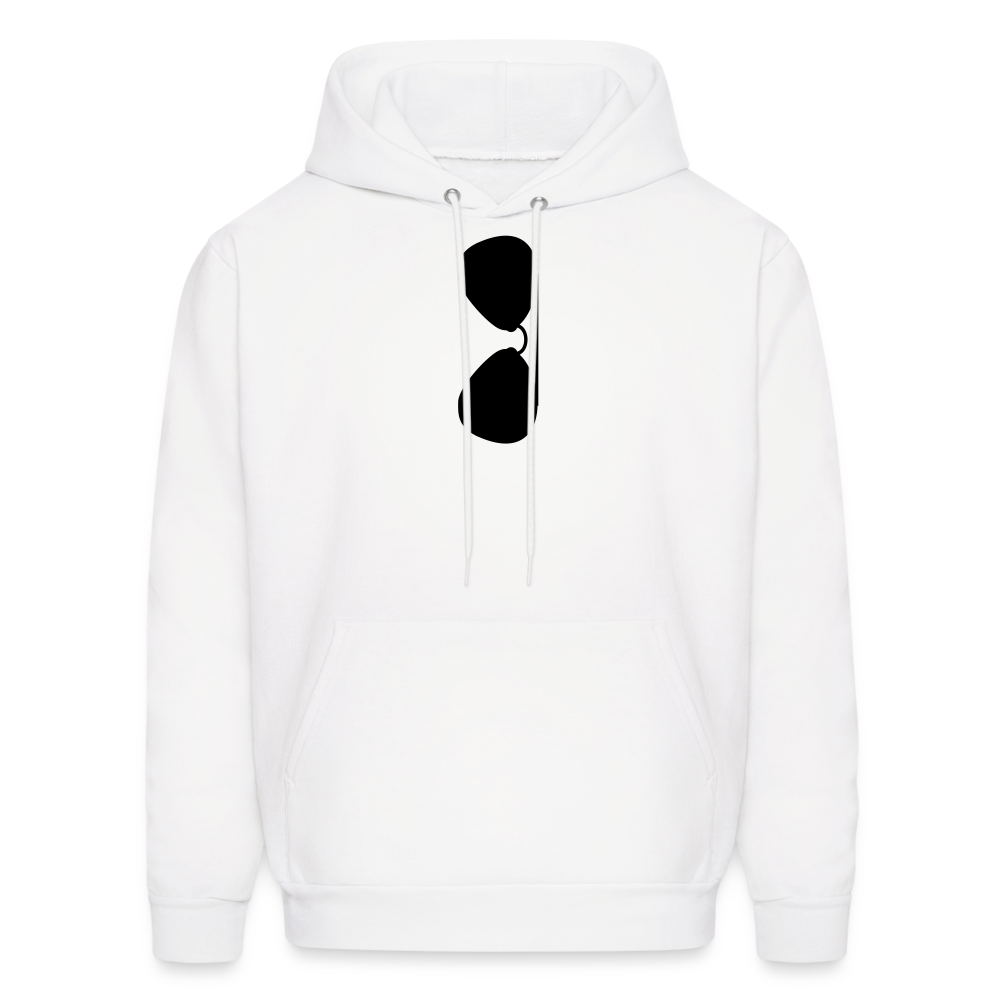 Sunglasses Men's Hoodie - white