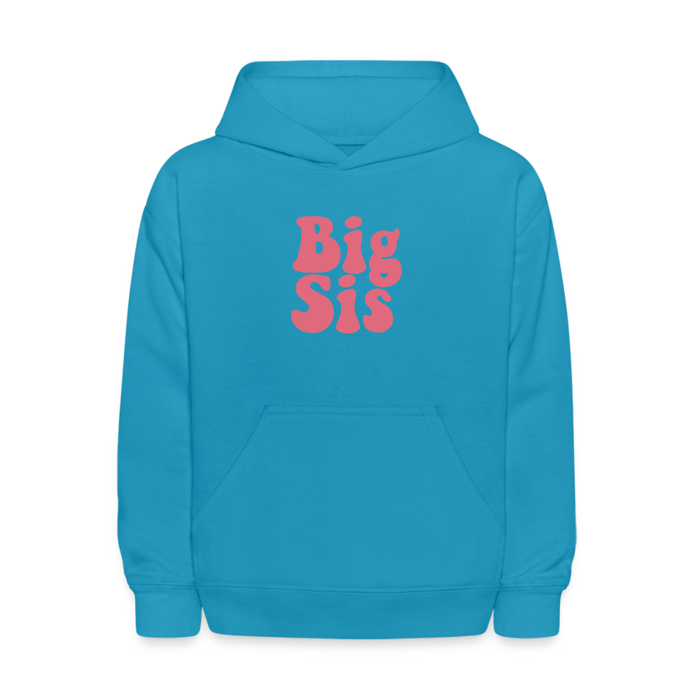 Big Sis Kids' Hoodie - turquoise