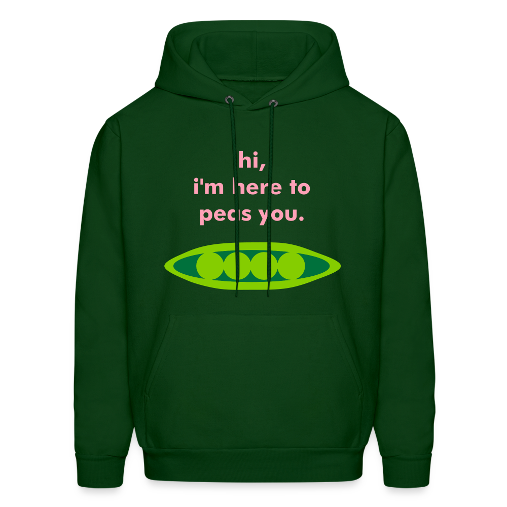 Eat Yo Greens Men's Hoodie - forest green