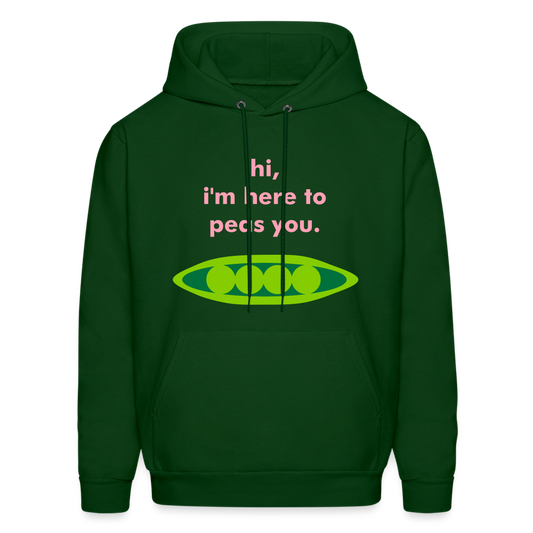 Eat Yo Greens Men's Hoodie - forest green