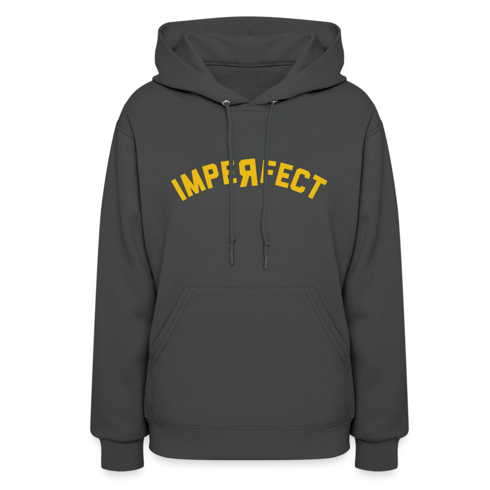 Imperfect Women's Hoodie - asphalt