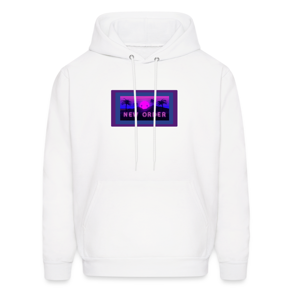 New Order Men's Hoodie - white