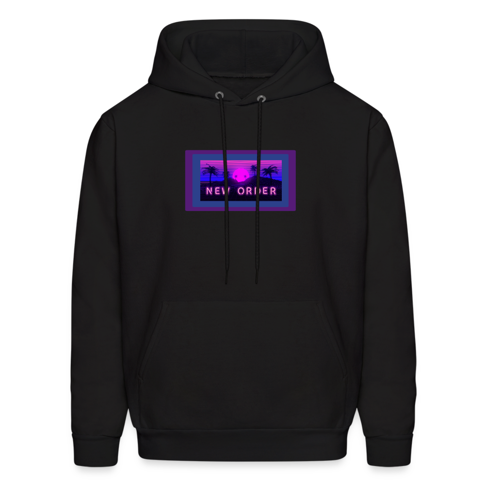 New Order Men's Hoodie - black
