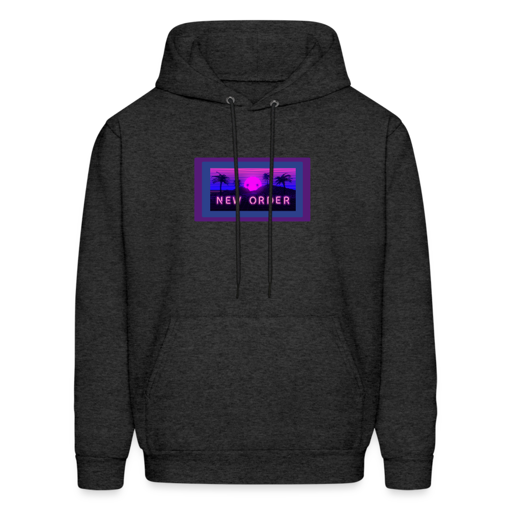 New Order Men's Hoodie - charcoal grey