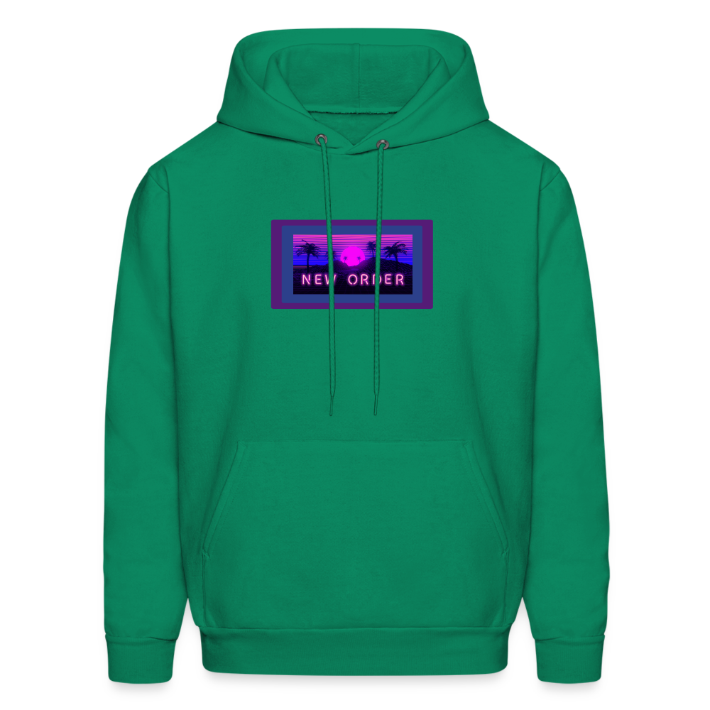 New Order Men's Hoodie - kelly green