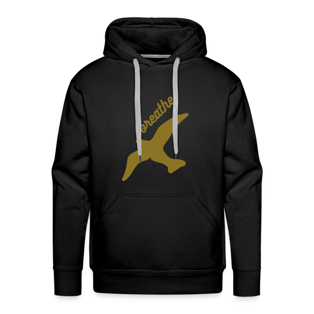 Breathe Men’s Premium Hoodie - black
