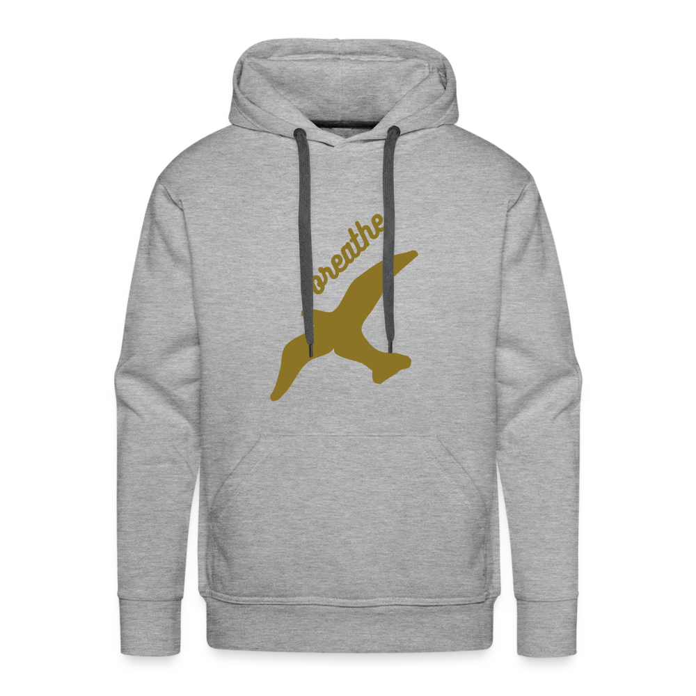 Breathe Men’s Premium Hoodie - heather grey
