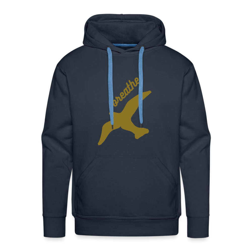 Breathe Men’s Premium Hoodie - navy